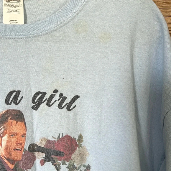 Vintage Women’s Just a Girl who loves Randy Travis Graphic T-shirt size XXL - Picture 4 of 7